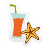 drink and starfish
