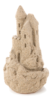 really small and awesome sand castle